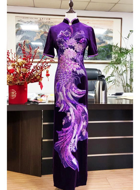 鲤鱼跳龙门 亮片刺绣花贴 刺绣花 刺绣布贴旗袍手工辅料无胶