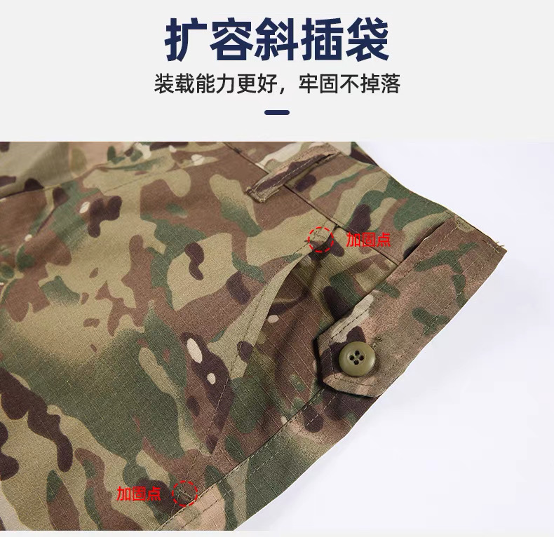 Bdu迷彩工装裤 cP全地形战术直筒裤 下场耐磨防刮 外贸尾货全新 - 图1