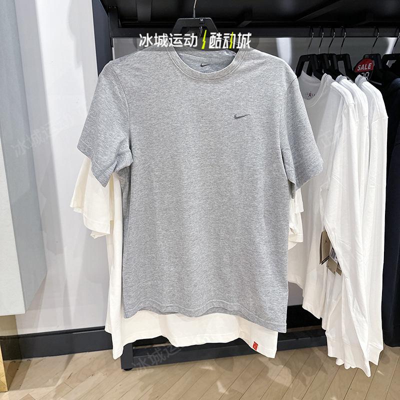 Nike/耐克男子23年夏款运动简约圆领透气短袖T恤 DV9832-010-097-图0