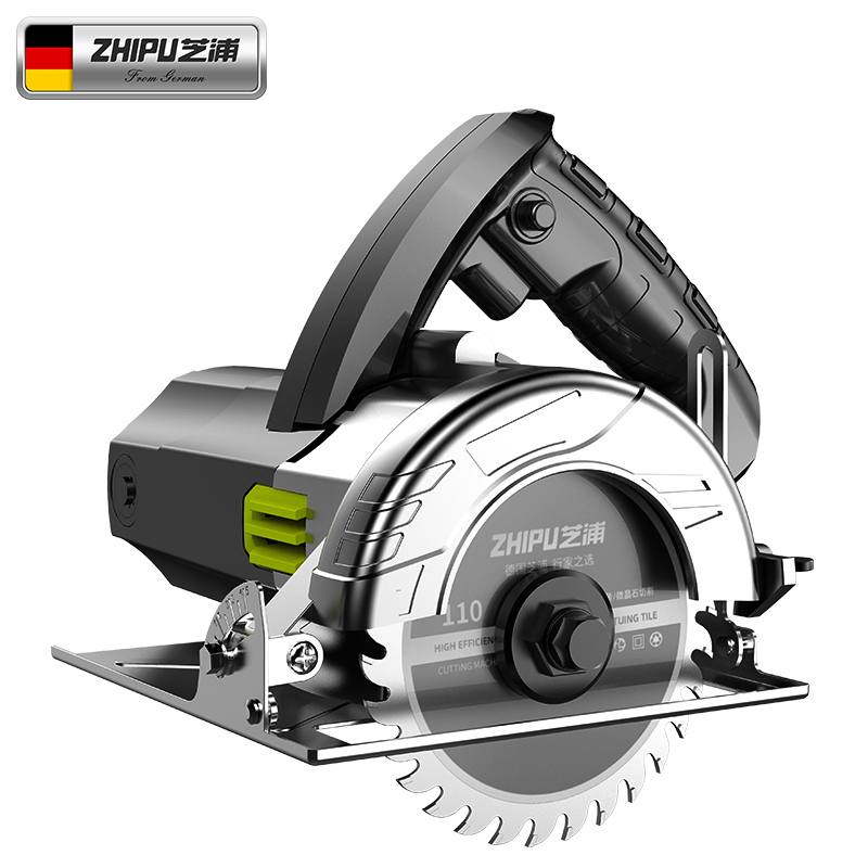 德国芝浦切割机家用小型木工专用手提瓷砖石材金属开槽云石机电锯 - 图0