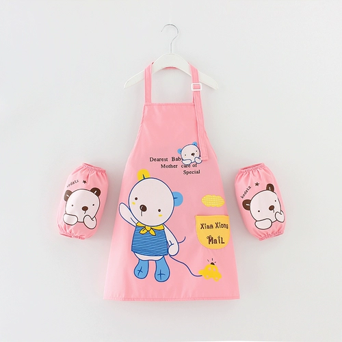 Детская художественная художественная роспись для рисования, водонепроницаемый фартук для детского сада, детский нагрудник, анти-грязь, делается под заказ