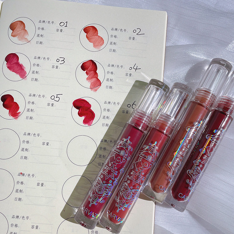 桃子色星图镜面水光学生款唇蜜唇釉 妍妆化妆品唇彩/唇蜜/唇釉