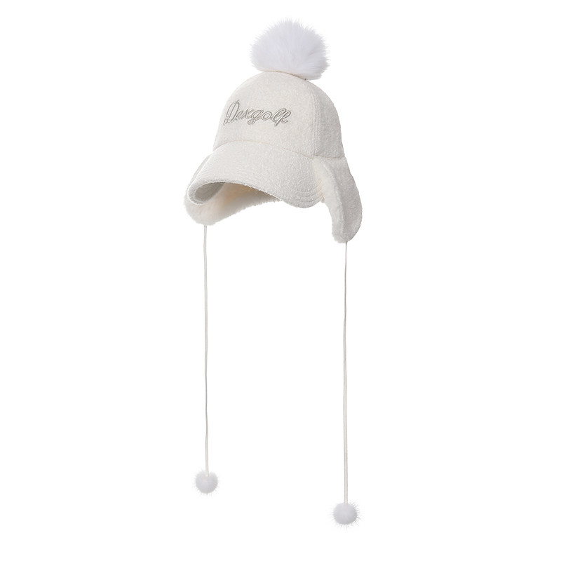 DEXGOLF韩国高尔夫球帽冬季护耳保暖防寒棒球帽户外运动鸭舌帽,淘宝优惠券,粉丝福利购,淘宝优惠卷