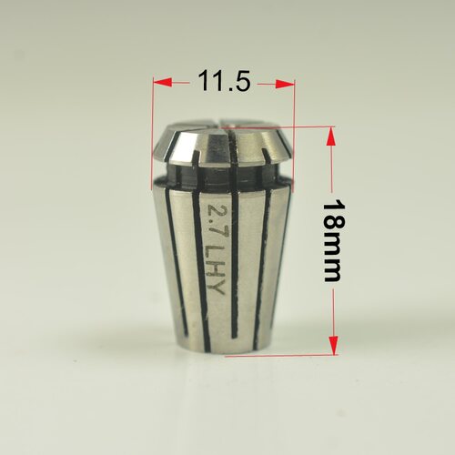 热卖数控机床夹具ER11小规格弹簧夹头刀柄嗦咀夹持范围0.4-3筒夹 - 图2