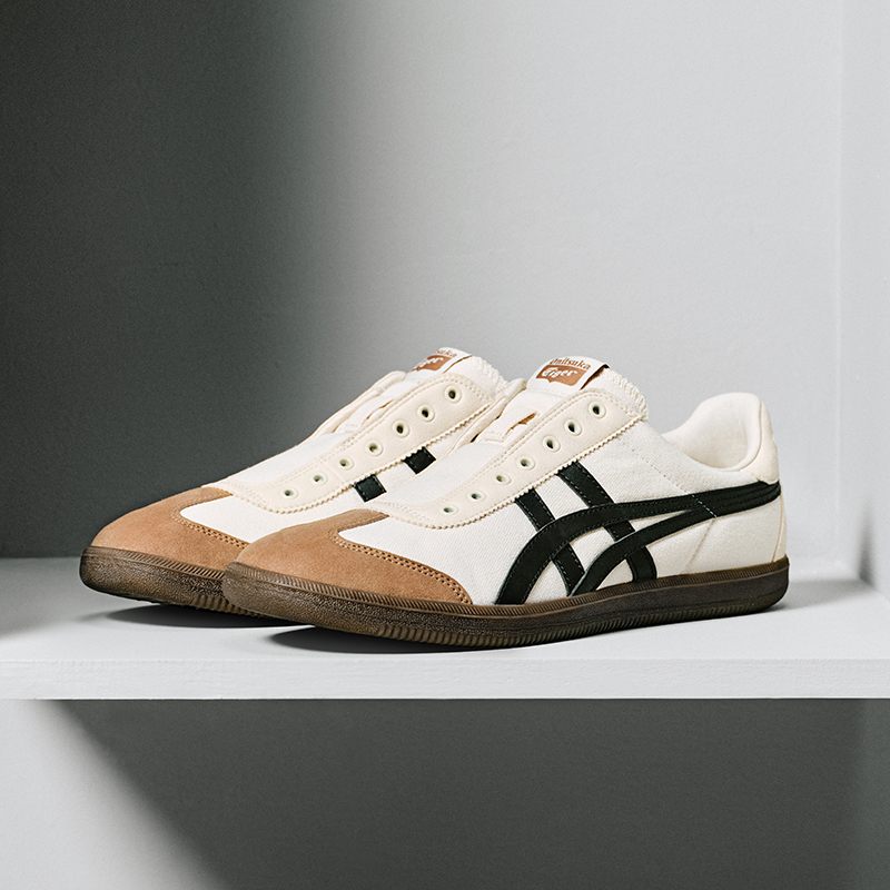 [新品]Onitsuka Tiger鬼塚虎TOKUTEN SLIP-ON米色一脚蹬德训鞋 - 图0