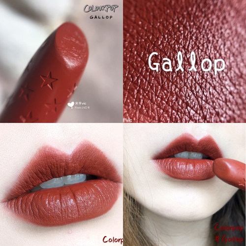 清仓 Colourpop卡拉泡泡Lux Lipstick星星口红唇膏Foolish/Gallop-图1