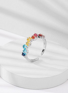 日韩时尚简约巴洛克可调节锆石