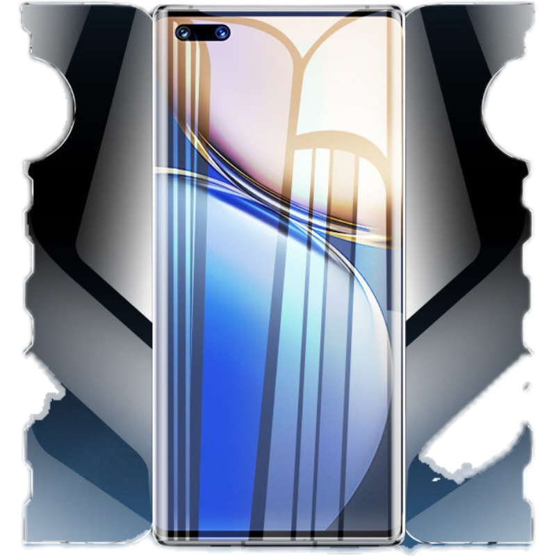 适用荣耀magic4pro+手机护眼抗蓝光前后一体蝴蝶水凝软膜Magic7华为魔术3全屏包高清钢化膜5至臻防爆保护贴6 - 图3