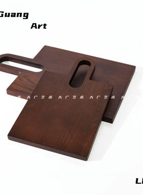 大广 简约艺术砧板厨房餐厅托盘摆件 民宿酒店样板房水吧台摆件