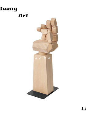 大广 中古老钱风样板间仿真花艺陶瓷彩釉花器组合摆件样板间软装