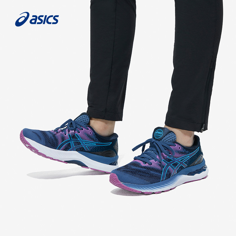 asics缓震透气男黑色跑步跑鞋 asics跑步鞋
