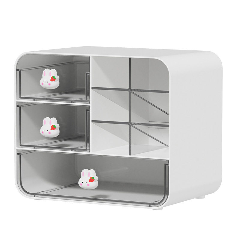 桌面收纳盒学生ins文具手账神器箱化妆品柜宿舍书桌抽屉式置物架,淘宝优惠券,粉丝福利购,淘宝优惠卷