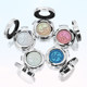 Sunfit Variation Series Chameleon ສີດຽວ Eyeshadow ເນັ້ນໃສ່ສີທີ່ຕິດທົນນານ ການລະເບີດໄຂ່ມຸກປະຈໍາວັນ