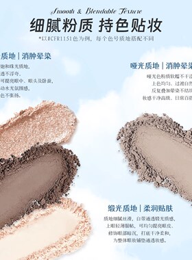 cheerflor甜心结语四色眼妆卧蚕眼影盘高级感哑珠光大地色眼影盘