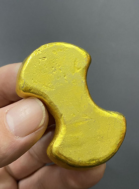 五帝钱鎏金元宝金条钱币金元宝金块金砖金币仿古黄铜仿真古董古玩