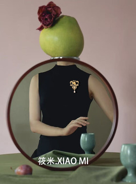 皇室叙事浪漫玫瑰花胸针设计师高级感别针衣服点缀饰品教师节礼物