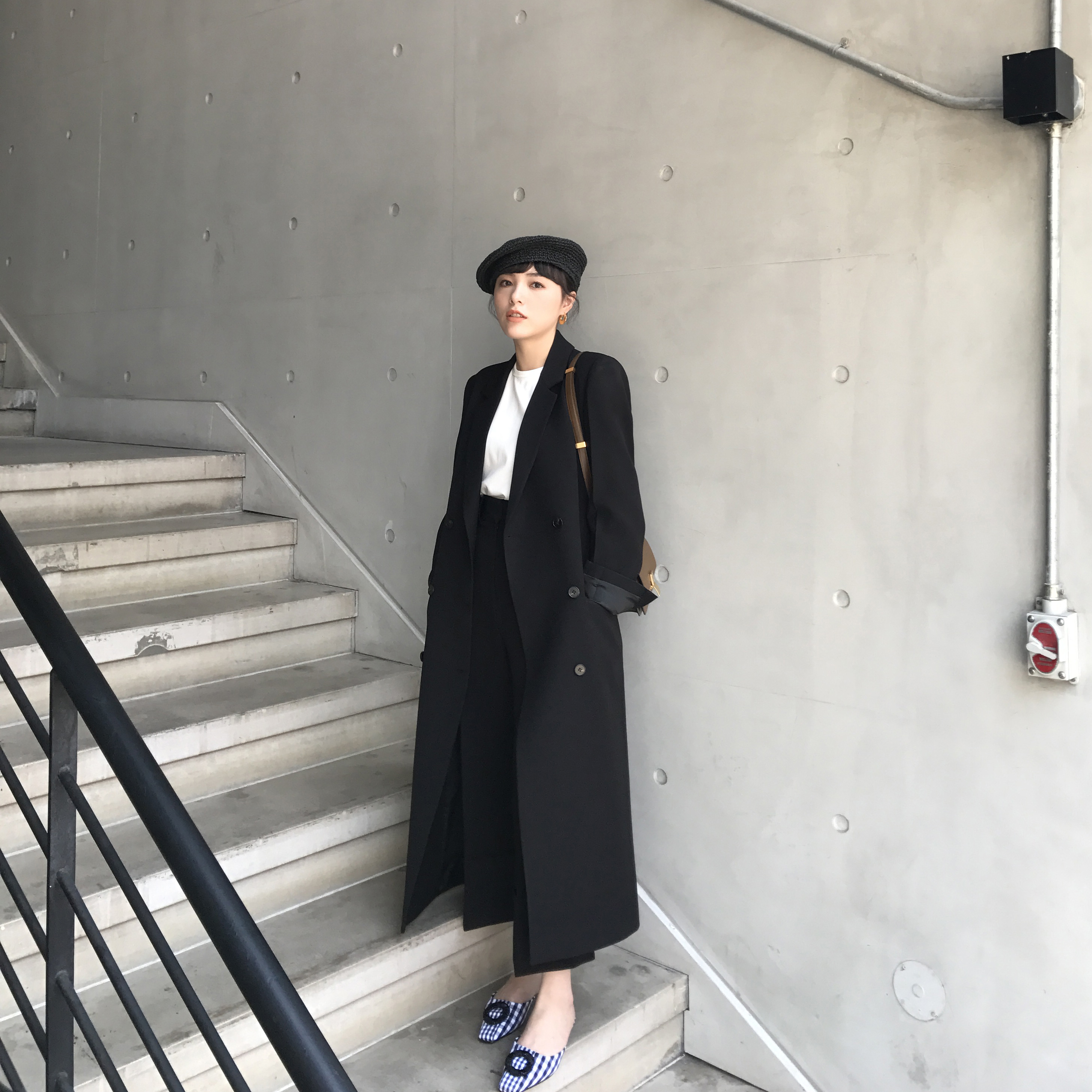 经典收藏版宽松超长黑西装外套女 秋冬新品老师傅手工制 2018 TACO 经典收藏版宽松超长黑西装外套女 秋冬新品老师傅手工制 2018 TACO