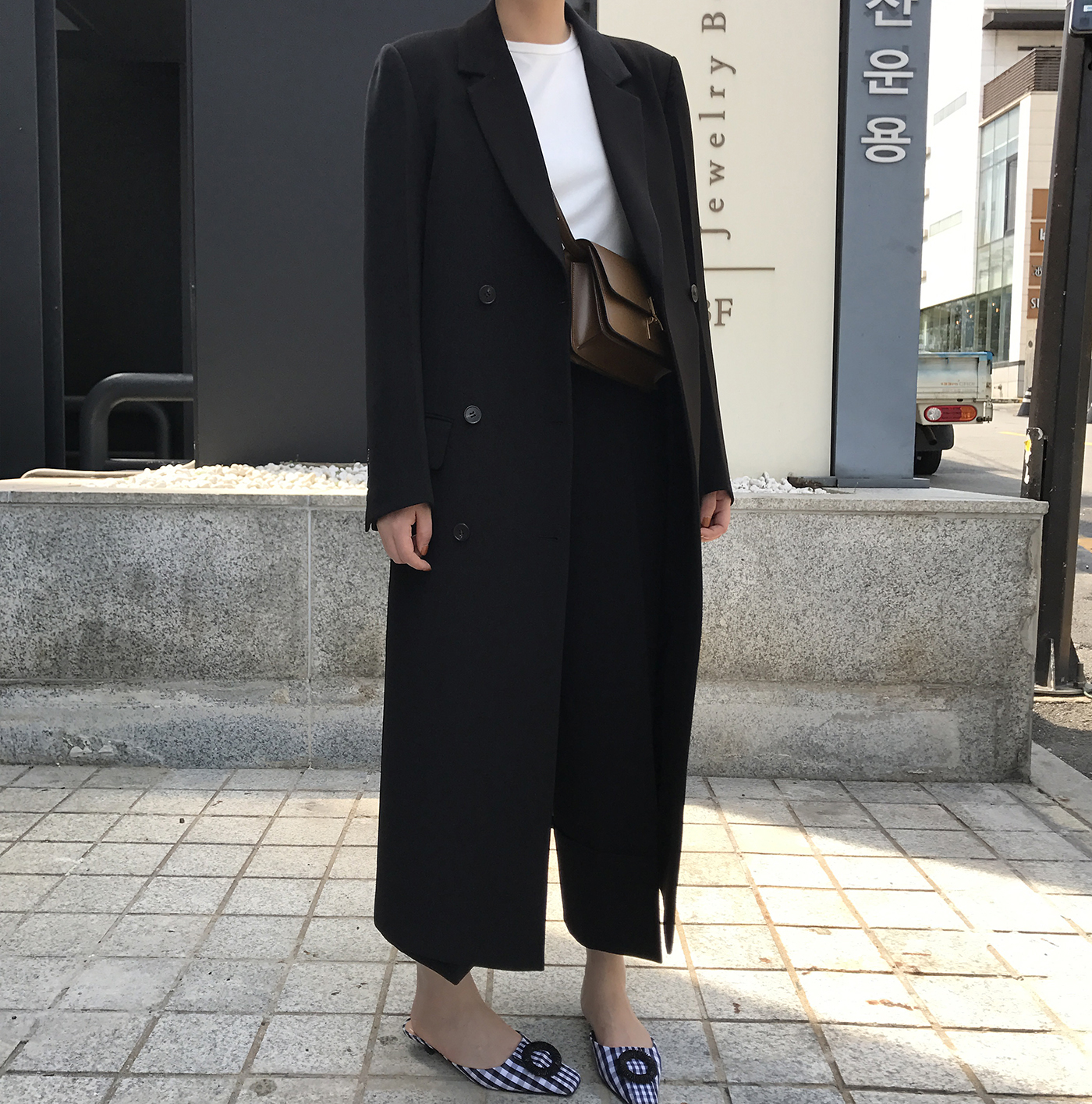 经典收藏版宽松超长黑西装外套女 秋冬新品老师傅手工制 2018 TACO 经典收藏版宽松超长黑西装外套女 秋冬新品老师傅手工制 2018 TACO