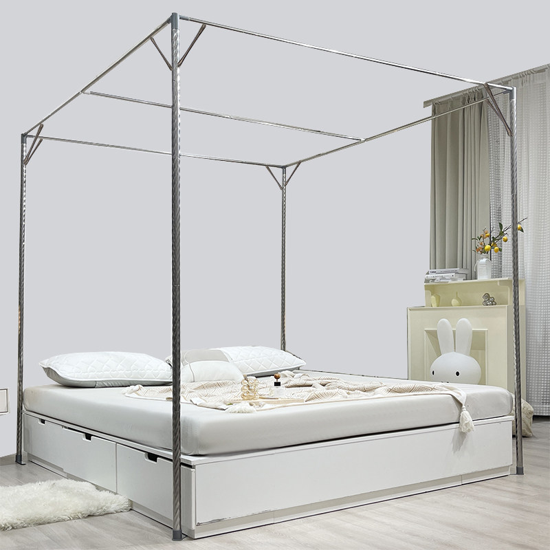 遮光床帘家用卧室落地防尘床幔布料蚊帐公主风防风保暖出租房防寒,淘宝优惠券,粉丝福利购,淘宝优惠卷