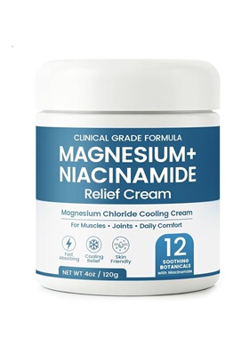 跨境TK烟酰胺镁霜Relief Cream - Magnesium Cream身体舒缓霜100g