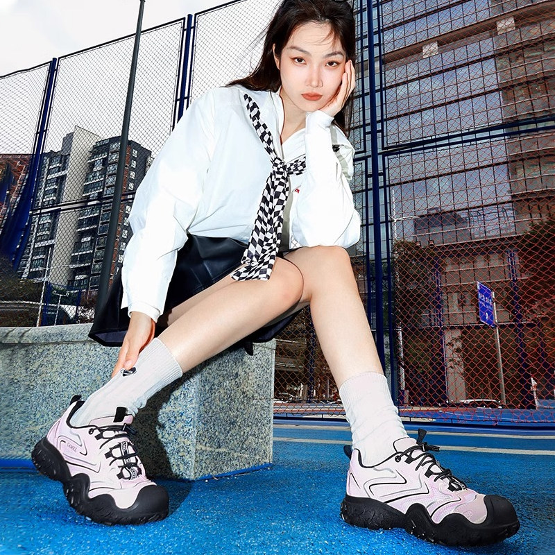 骆驼女鞋2025春季新款丑萌鞋女厚底时尚休闲鞋户外徒步登山运动鞋,淘宝优惠券,粉丝福利购,淘宝优惠卷