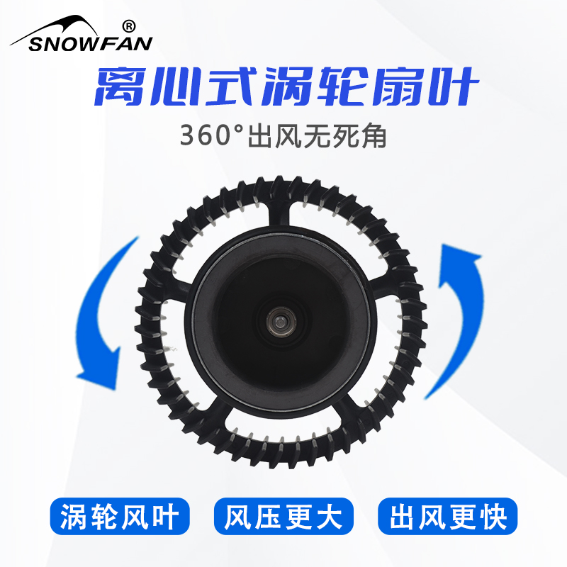 SNOWFAN9CM9733直流24v双滚珠大风力涡轮散热风扇鼓风机离心风机 - 图1