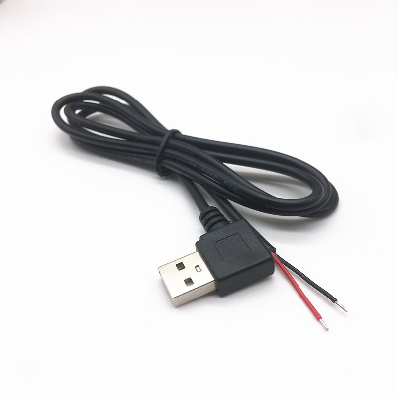 USB2芯充电线/usb单头上锡线/usb供电线 USB公头单头两芯线 全铜 - 图3