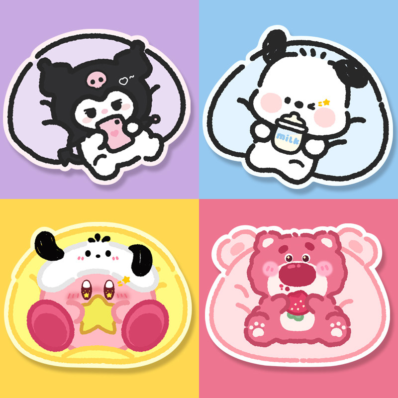 沙发系列鼠标垫简约可爱办公游戏异形垫橡胶小清新加厚防滑卡比狗,淘宝优惠券,粉丝福利购,淘宝优惠卷