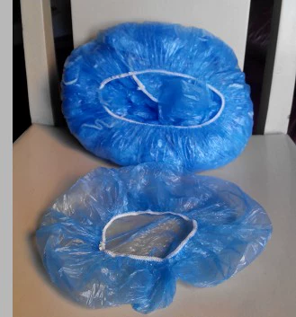 Одноразовая пластиковая водонепроницаемая шапочка для душа, шлем для отеля