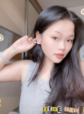 抖音同款8块瑞士卷耳钉925银甜美少女心草莓巧克力卷耳饰蚊香耳夹