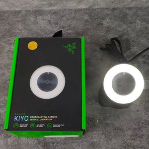 Razer雷蛇清姬专业版Pro美颜USB摄像头高清流程游戏直播补光灯