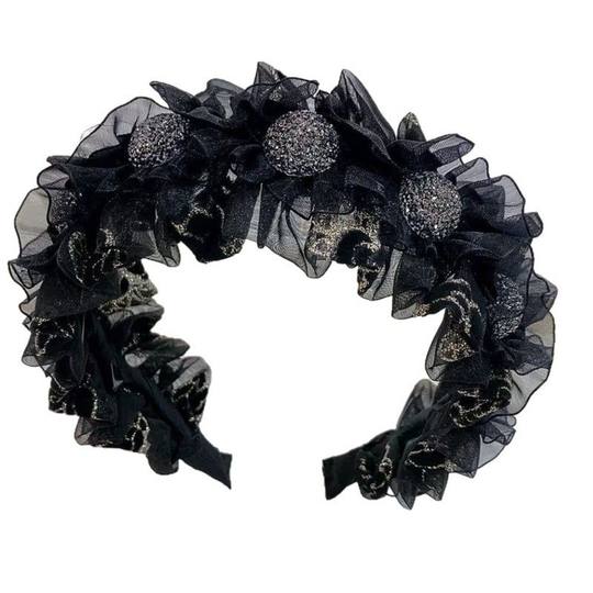 韩版水钻蝴蝶结发箍女2025年新款宽边头箍外出百搭发卡高频顶头饰