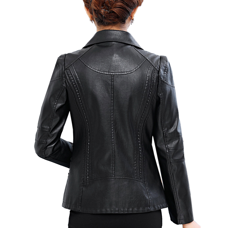 中年女皮衣2025年春秋新款妈妈外套时尚洋气40-50岁妇女PU皮夹克,淘宝优惠券,粉丝福利购,淘宝优惠卷