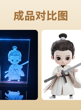 锤子琉璃画生日礼物玻璃画像定制