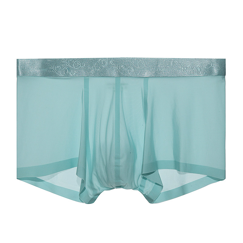 男士内裤男冰丝无痕平角裤夏季高档青年超薄透气低腰性感四角男潮,淘宝优惠券,粉丝福利购,淘宝优惠卷