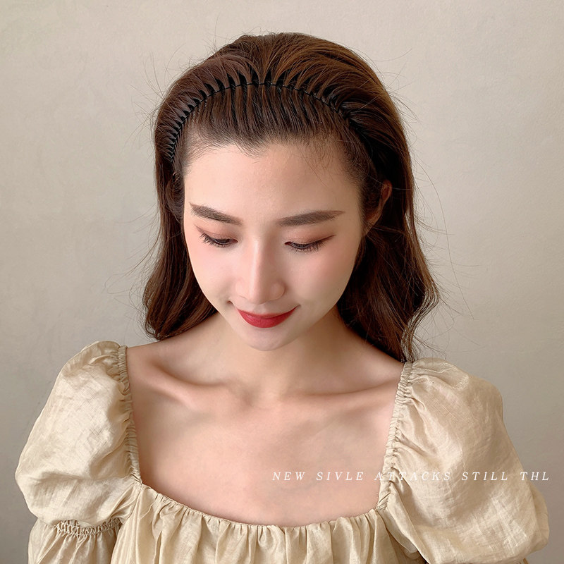 隐形发夹固定头发后脑勺碎发夹子发卡发箍女无痕夏天刘海整理神器_虎窝淘