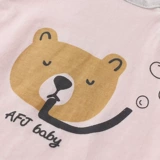 Летние нарукавники, летний тонкий хлопковый мультяшный комплект, детские шорты подходит для мужчин и женщин для девочек, короткий рукав