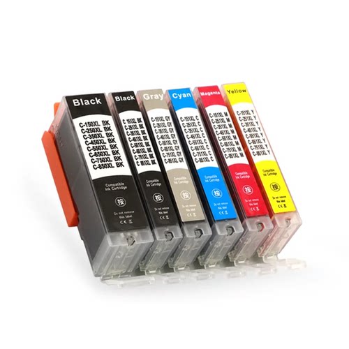 雄彩适用佳能PGI450 451墨盒MG7140/MG7540/Ip7240/MX924/IX6540/IX6840/IP8740墨盒彩色喷墨打印机油墨水盒 - 图0