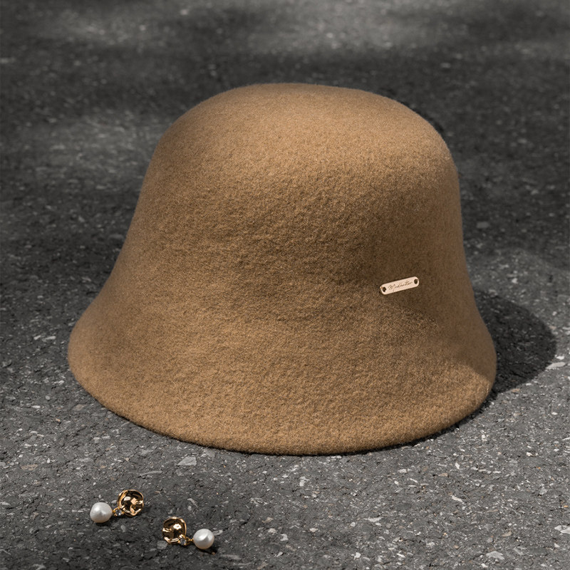 疯帽子 前长后短小头渔夫帽女纯羊毛盆帽保暖百搭显脸小秋冬新,淘宝优惠券,粉丝福利购,淘宝优惠卷