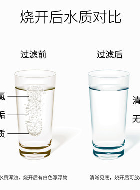 卫宁阻垢精灵净水器滤芯后置活性炭除水垢水碱过滤器除余氯异味