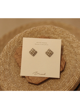 防过敏简约文艺风小众设计感耳钉