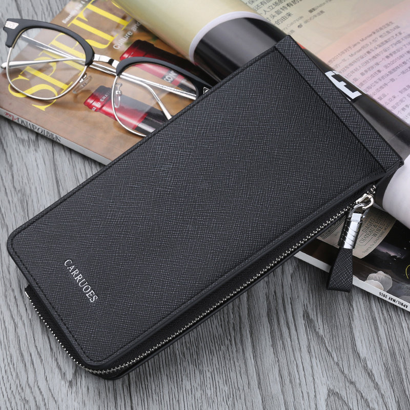 十字纹超薄男士卡包多卡位 carruoes服饰钱包
