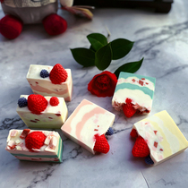 Handmade Soap Companion Gift Ideas Fancy Soap Strawberry Cake Soap Birthday Present Bath Soap Custom Soap soap