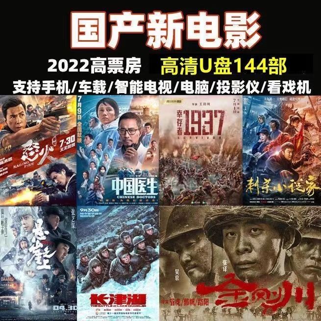 2022高分新电影U盘MP4格式通用优盘影视128G大内存 - 图2