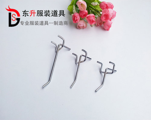 孔板挂钩三角挂钩心形挂钩苹果挂钩洞洞板挂钩挂架饰品挂钩 - 图1