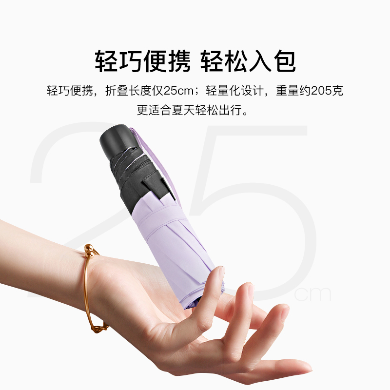 FULTON富尔顿进口遮阳防晒伞雨伞女晴雨两用折叠太阳伞防紫外线