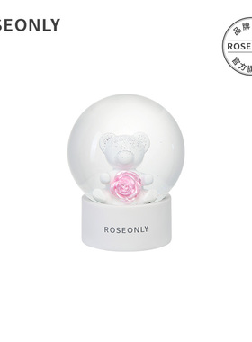 ROSEONLY诺誓独角兽水晶球玻璃球摆件送女友爱人生日节日礼物