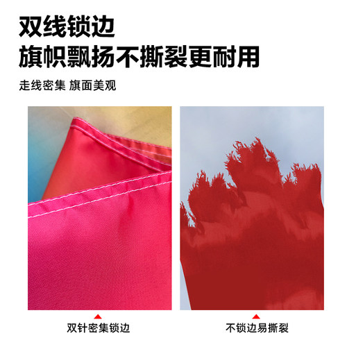 旗帜定做旗子定制班旗定制队旗户外广告旗定做导游旗订做五星红旗刀旗公司厂旗大小旗子彩旗仿古旗串旗订做 - 图1