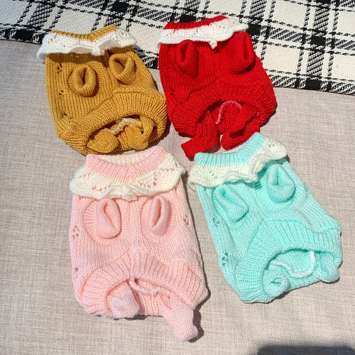 宠物狗狗衣服小狗猫咪小猫泰迪比熊幼犬幼猫茶杯犬小型犬毛衣秋季 - 图3