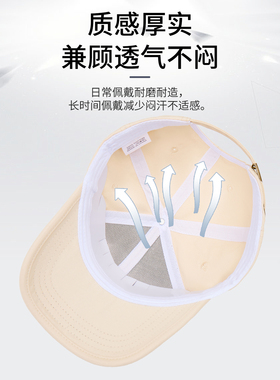 春秋季新款帽子男女休闲棒球帽硬顶个性刺绣中国风五角星鸭舌帽